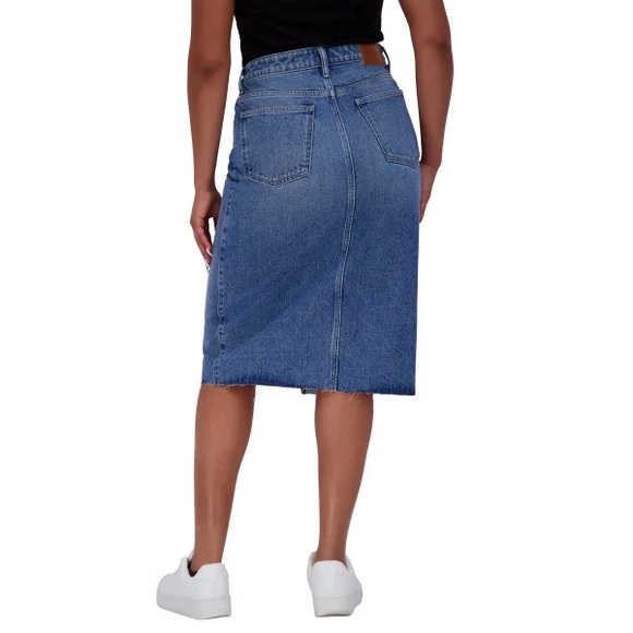 Lucky Brand Women's Midi Denim Skirt nwt - Picture 5 of 9